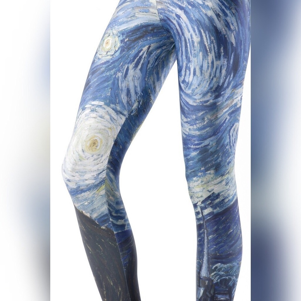 Black Milk Starry Night Van Gogh leggings small